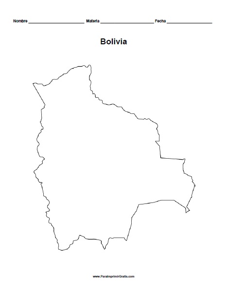 Mapa De Bolivia Para Colorear Colorea Tus Dibujos Images