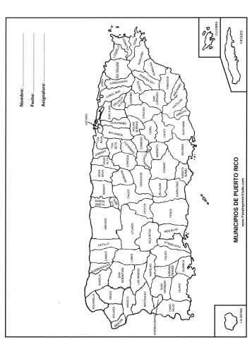 Mapa Politico De Puerto Rico Para Imprimir Images And Photos Finder 5473