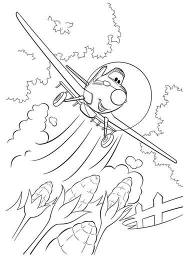 Dibujos de Aviones Disney para Imprimir