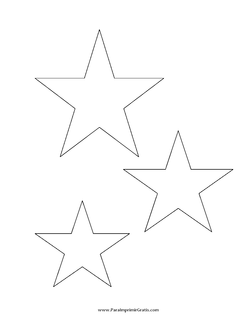 Estrellas - Para Imprimir Gratis 
